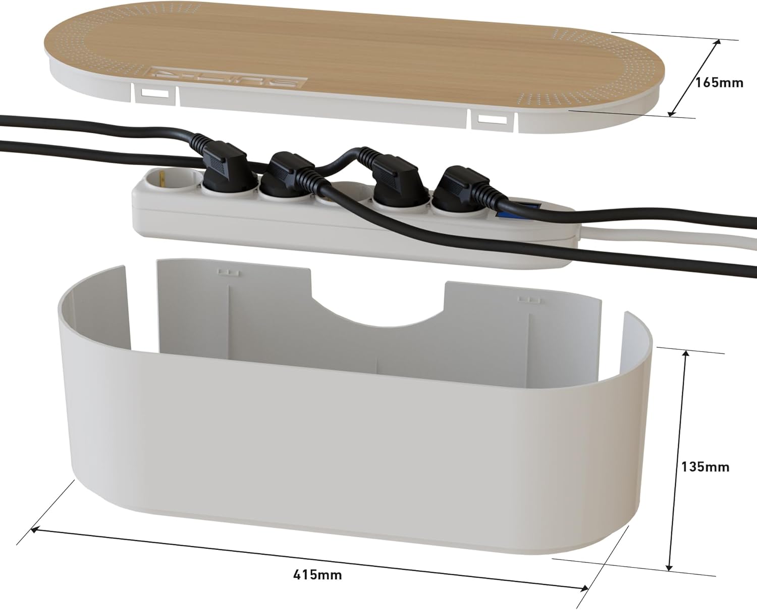 SOULWIT® Clips de Soporte de Cable Mejorados (3 piezas)
